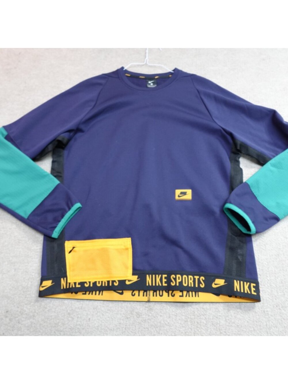 Nike Sweater Medium Blue Therma Fleece Pullover BV3299